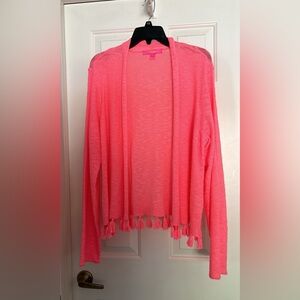 LP sweater cardigan with tassels